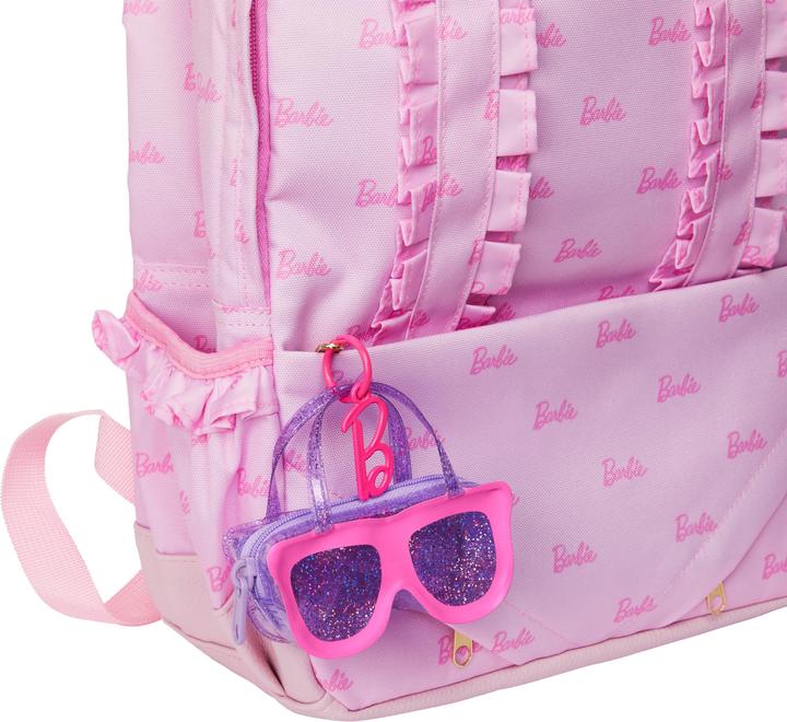 Image du produit Barbie Vêtements de mode et sac de luxe avec accessoires dans un présentoir de comptoir