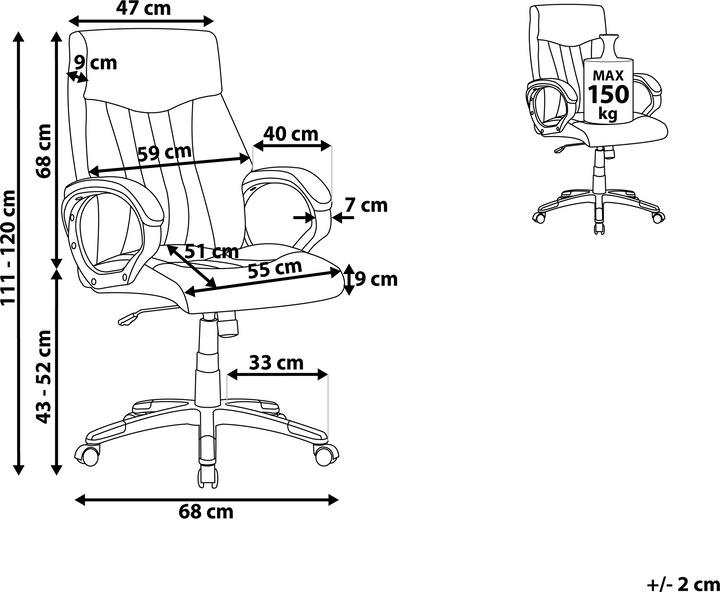 Actual product image Beliani Triumph