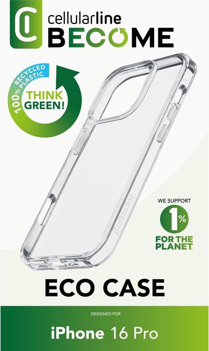 Image du produit Cellularline Become Eco Case (Apple iPhone 16 Pro)
