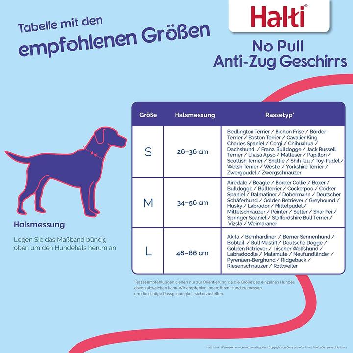 Immagine prodotto Halti Pettorina anti-trazione per cani (M, Cane, Generale)