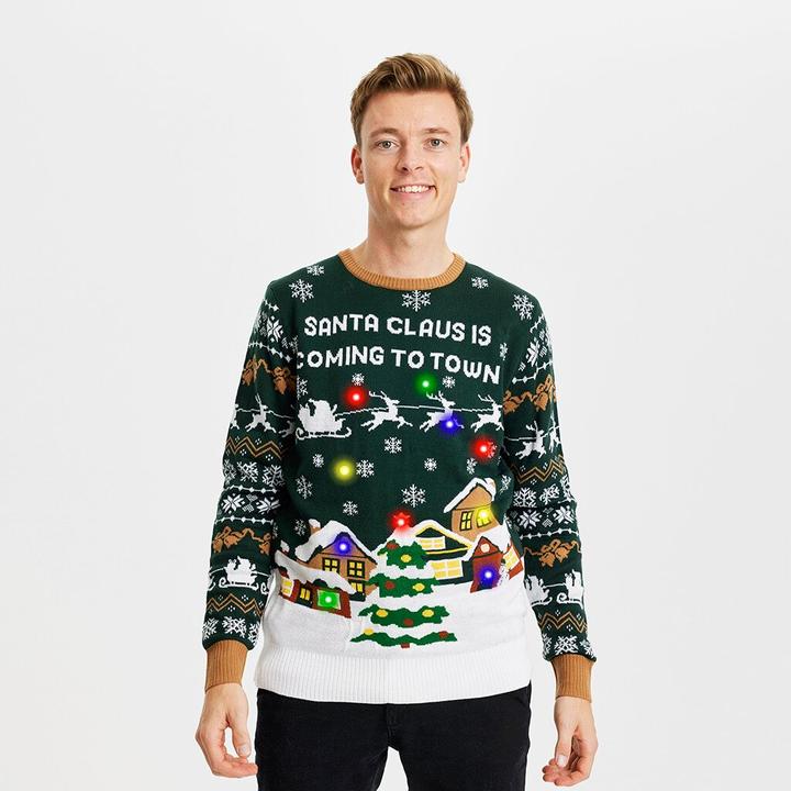 Actual product image Christmas Sweats Santa Claus is Coming to Town (XL)
