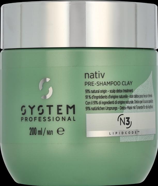 Actual product image System Professional Native - Pre-Shampoo Clay (200 ml, Liquid shampoo)