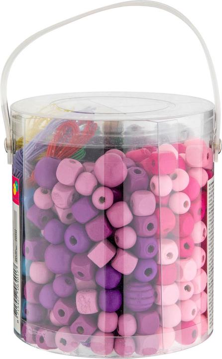 Image du produit Grafix Seau de perles en bois, 250gr.