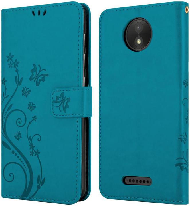 Produktbild Cadorabo Flower Book Cover (Motorola Moto C Plus)