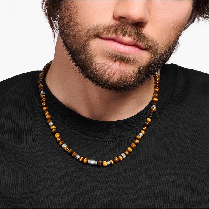 Actual product image Thomas Sabo Chain tiger eye (925 silver, 50 cm)