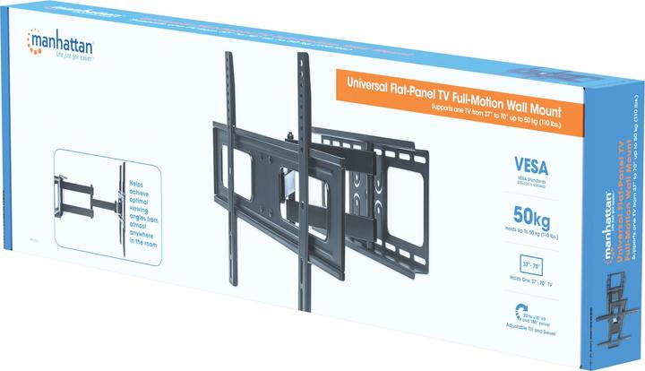 Image du produit Manhattan Support mural pour TV (Mur, 70", 50 kg)