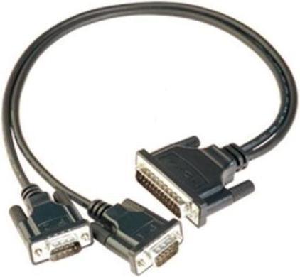 Moxa CBL-M25M9X2-50 - Serielles Kabel DB25-Stecker auf 2 x DB9-Stecker, 50 cm (0.50 m)