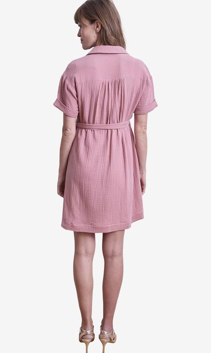 Actual product image Vertbaudet Short muslin blouse dress for pregnancy & nursing (46)