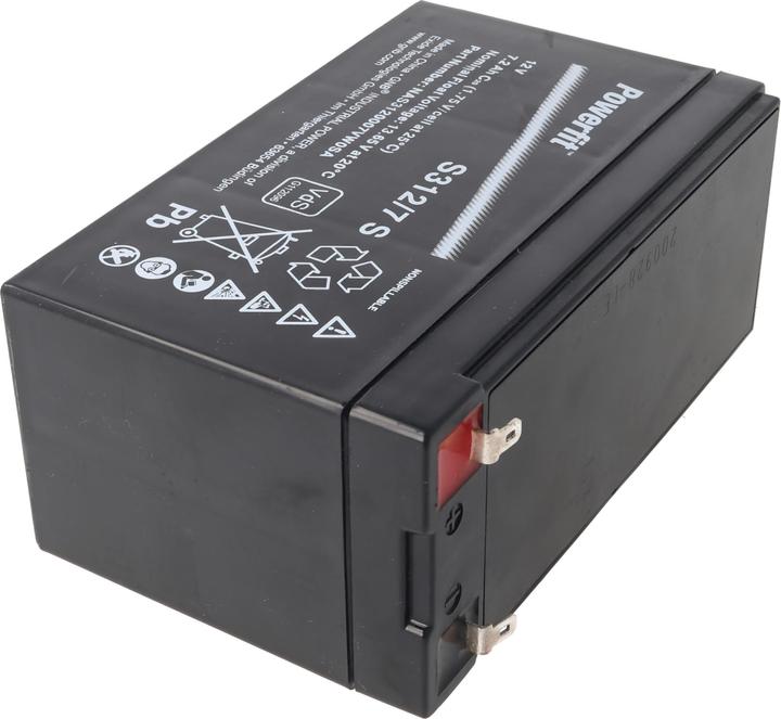 Immagine prodotto Exide Batteria al piombo Powerfit S312/7 S, connessione 4.8, omologazione VDS (12 V, 7.20 Ah)
