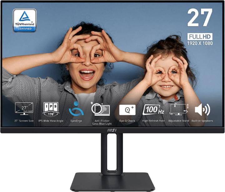 Immagine prodotto MSI PRO MP275PDE 27" IPS nero (1920 x 1080 pixel, 27")