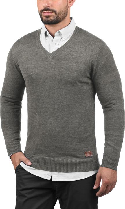 Image du produit Blend Lasse Pull Sweat Homme Avec Col-V Moucheté (XXL)