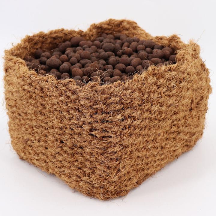 Produktbild Aquagart 3 Kokos Panzkorb 20 x 20 x 15cm Teichkorb für Ufermatte & Böschungsmatte (20 cm)