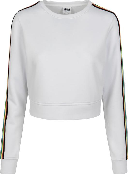 Actual product image Urban Classics Ladies Multicolor Taped Sleeve Crewneck (3XL)