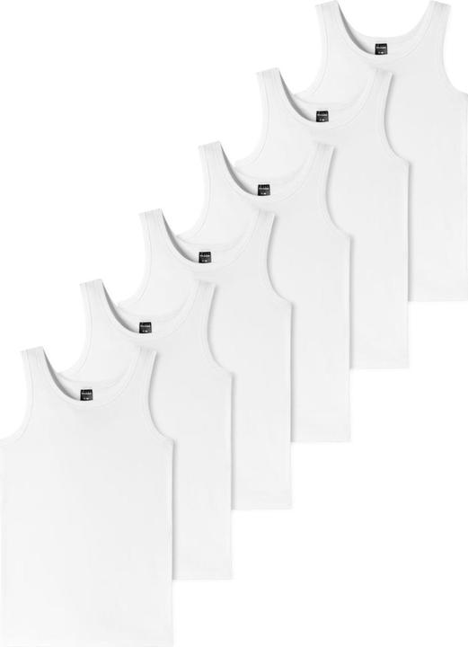 Actual product image Schiesser Pack of 6 Teens Boys - 95/5 Organic Cotton undershirt (164)