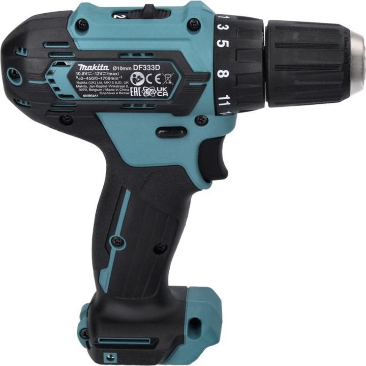 Produktbild Makita Akku-Bohrschrauber DF333DWAE 10,8V 2x2,0Ah (Akkubetrieb)