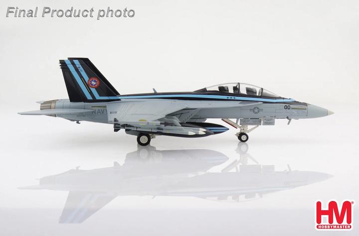 Immagine prodotto Hobby Master F/A-18F DOUBLE SEAT Super Hornet Top Gun verniciatura speciale 50° anniversario, modello in metallo