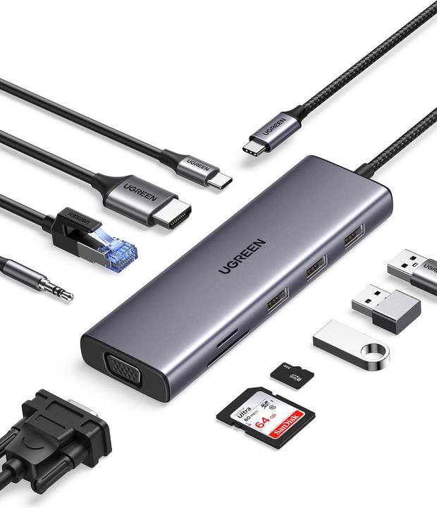 Produktbild Ugreen Hub (USB-C, 10 Ports)