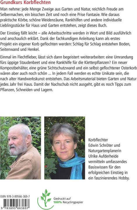 Actual product image Workshop Korbflechten (German, Ulrike Aufderheide, Edwin Schröter, 2017)