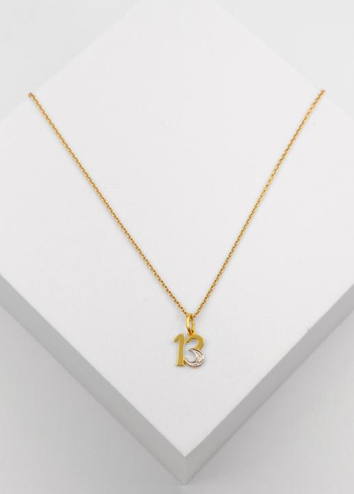 Image du produit Muau Nombre 13 (750, Or blanc, Or jaune 18 K)