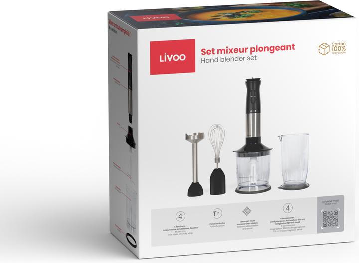 Image du produit Livoo Set mixeur plongeant (Prise UE)