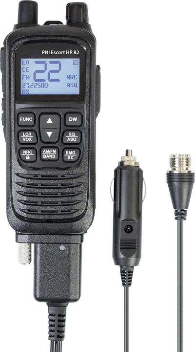 Image du produit PNI Radio CB portable Escort HP 82, multistandard, 4 W, 12 V, AM-FM, NRC, Dual Watch, Roger Bee