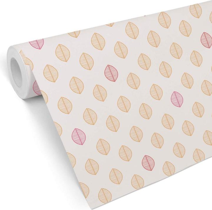 Produktbild Trenddeko Blätter - orange (1008 x 48 cm)