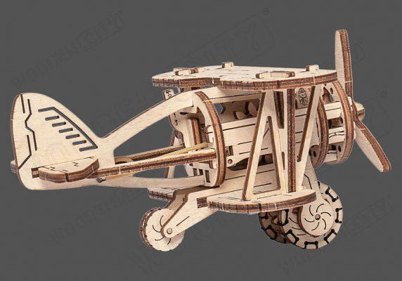 Actual product image WoodenCity Biplane airplane