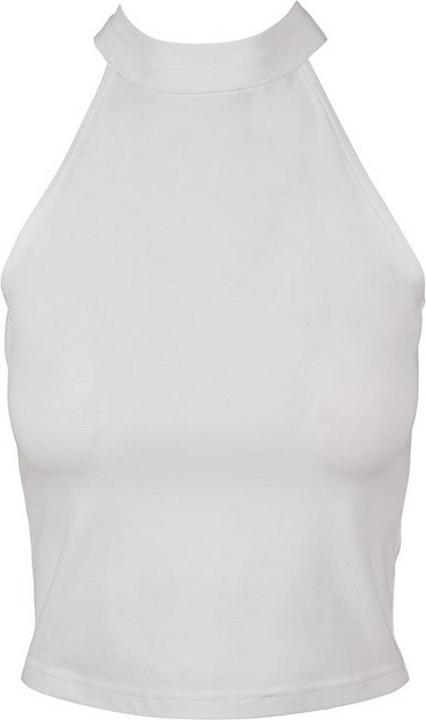 Build Your Brand Womens/Ladies Turtle Neck Short Tank Top