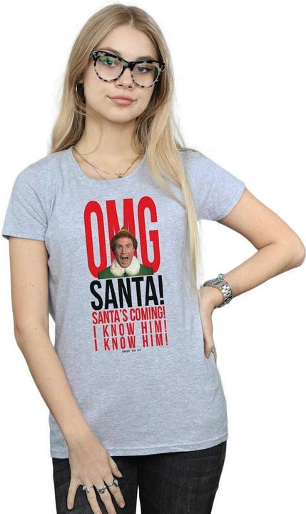 Produktbild Elf OMG Santa I Know Him TShirt (S)