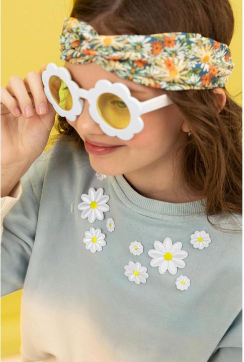 Image du produit Partydeco Lunettes de fête Pâquerette 13 x 6 x 13 cm, Blanc