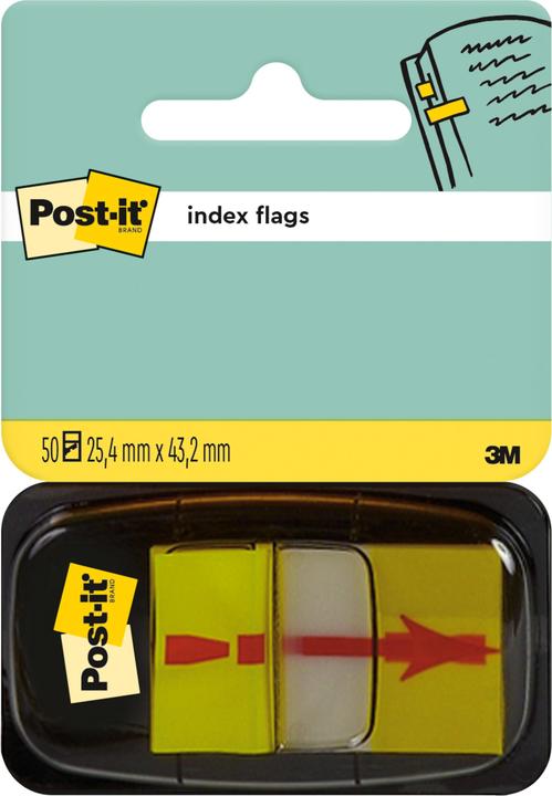 Image du produit Post-it Symbole des onglets de l'index (25 x 43 mm)