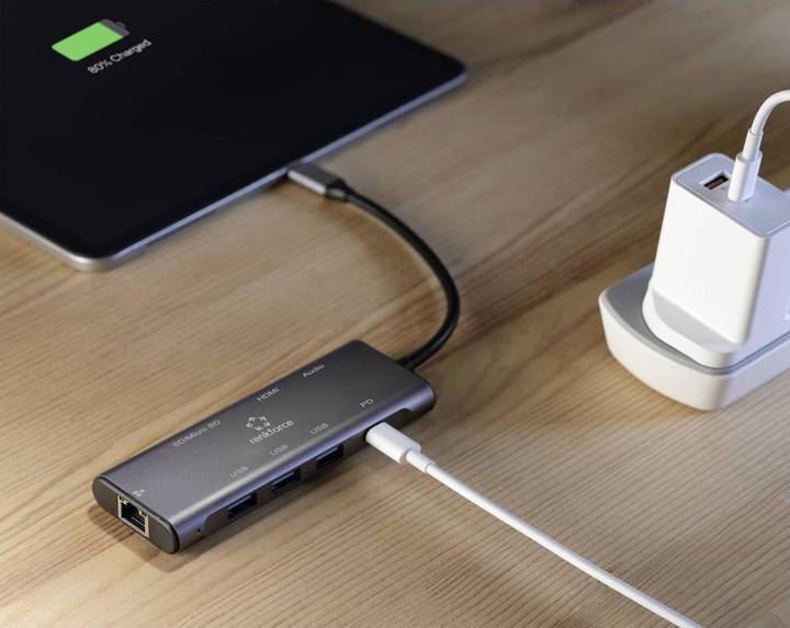 Actual product image Renkforce RF-DKS-904 (USB-C, 9 Ports)