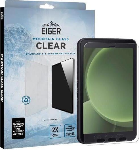 Actual product image Eiger Mountain Glass Clear Tablet (1 Piece, Galaxy Tab Active 3, Galaxy Tab Active 5)