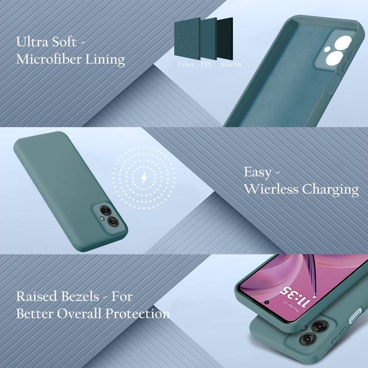 Produktbild Cadorabo Hülle für Motorola Moto G55 im Liquid Case Design (Motorola Moto C)