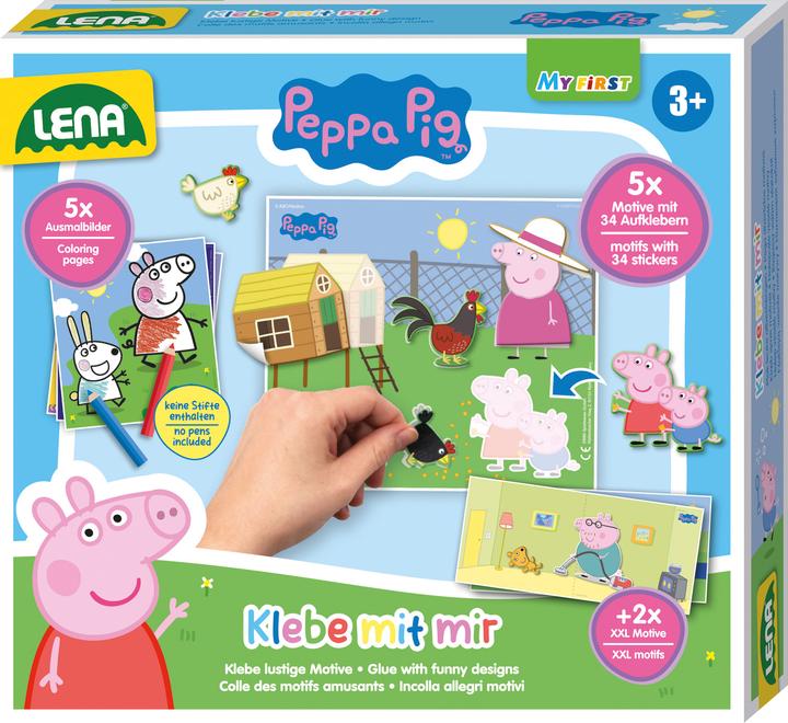 Actual product image Lena Stick with me Peppa Pig, folding box