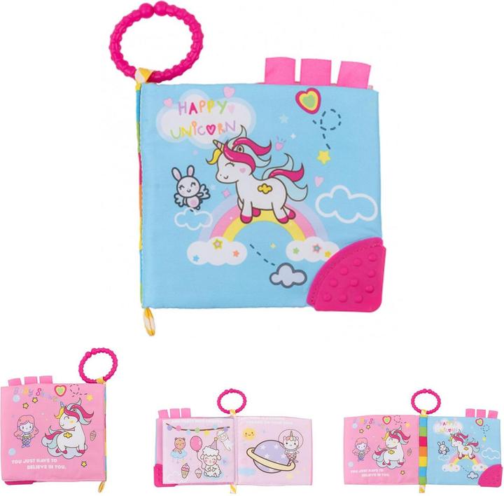 Produktbild Kikkaboo Baby Stoffbuch mit Beissring