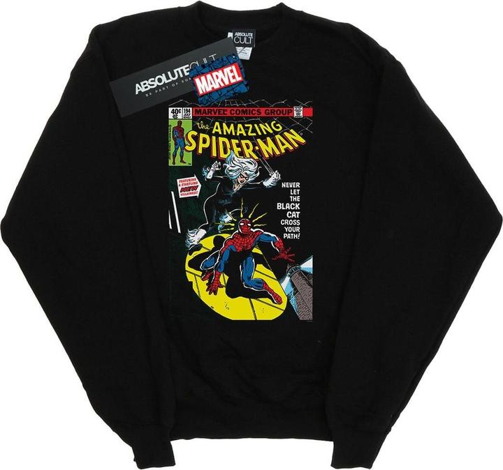 Image du produit - Sweat SPIDER-MAN BLACK CAT COVER - Homme (S)