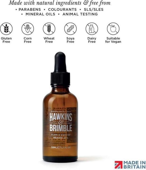 Immagine prodotto Hawkins & Brimble Olio di barba (50 ml)