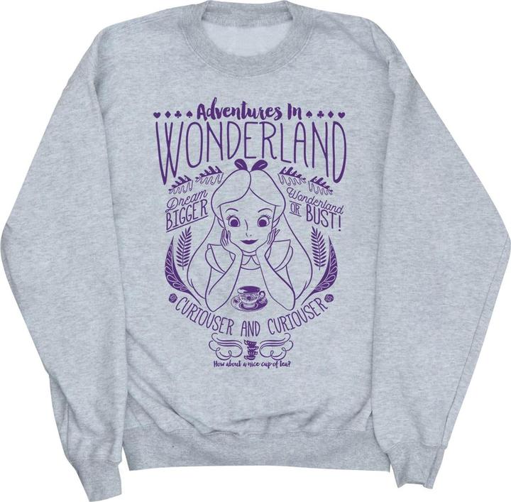 Immagine prodotto Disney Felpa da ragazza Alice In Wonderland Adventures (152, 158)