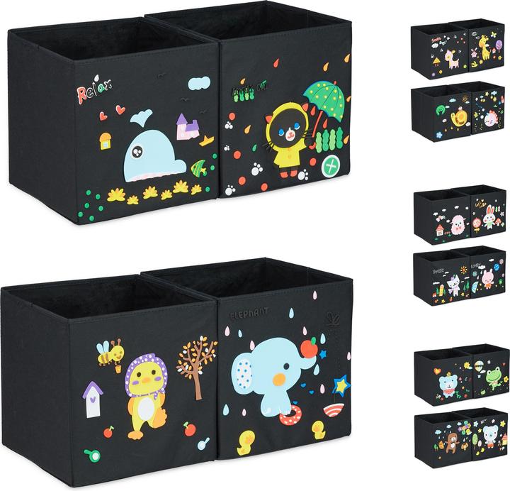Produktbild Relaxdays Aufbewahrungsboxen Kinder