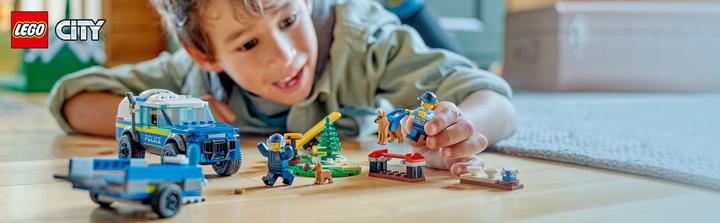 Produktbild LEGO Mobiles Polizeihunde-Training (60369, LEGO City)