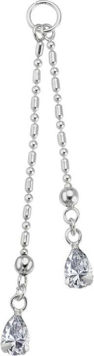 Immagine prodotto Bijouteria Piercing pendente (Vetro (di orologio), Argento 925)
