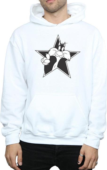 Produktbild Looney Tunes Sylvester Mono Star Kapuzenpullover (XXL)