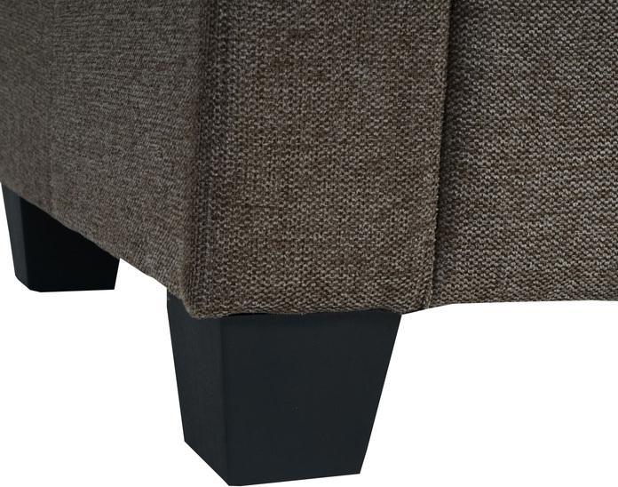 Image du produit Swisshandel24 Canapé 2 places Lyon Canapé lounge tissu/textile marron (2 places)