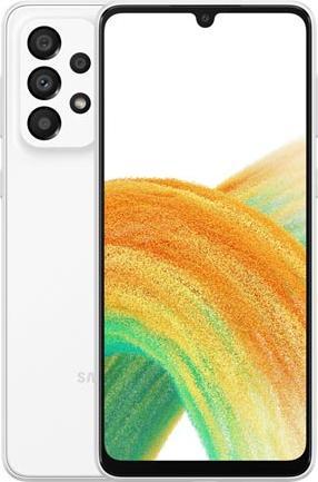 Actual product image Samsung Galaxy A33 5G (128 GB, Awesome White, 6.40", Dual SIM, 48 Mpx, 5G)