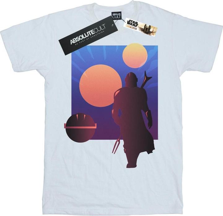 Star Wars The Mandalorian Duo Sunset TShirt (4XL)