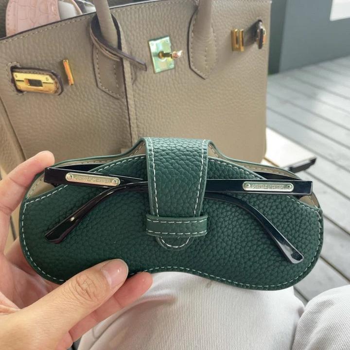 Only-Bags.Store PU Leder tragbare Brillen Tasche Sonnenbrille Lagerung Taschen Auto Brille Schutzhülle
