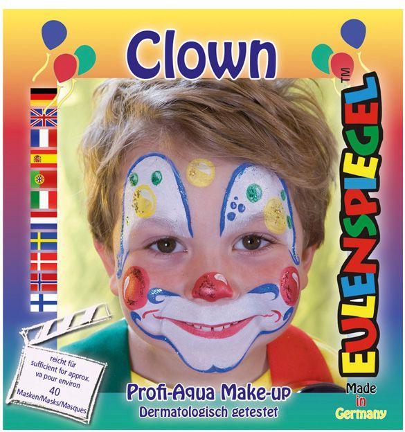 Actual product image Eulenspiegel Make up set clown
