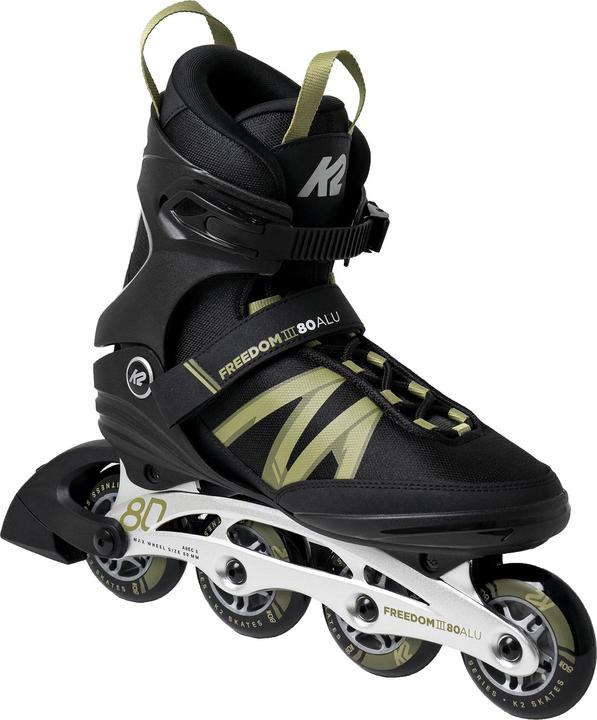 Image du produit K2 Patin à roulettes en ligne Freedom III 80 Alu Man (44.0 (US=10.5), design) (45.5)
