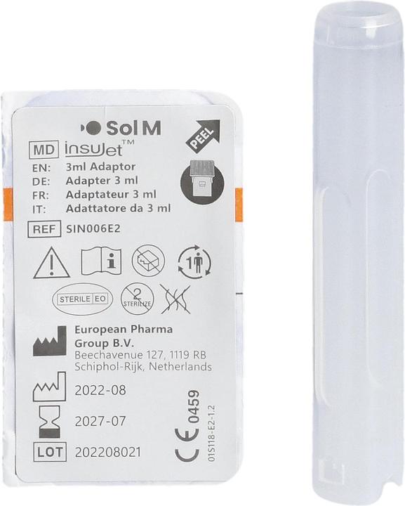 Sol-m SOL M InsuJet Adapter 3ml 5 (Insulinspritze)